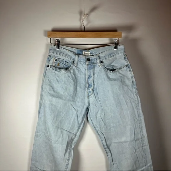 Todd Snyder Light Blue Straight Men Jeans - Picture 5 of 9